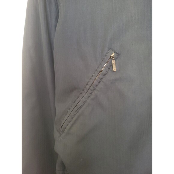 JORDACHE VINTAGE-STYLE OLIVE GREEN BOMBER JACKET SIZE 42 Classic Military Design - Picture 5 of 11